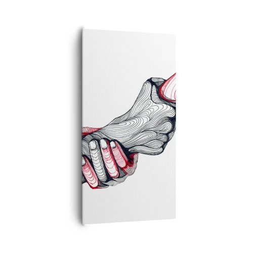 Obraz na plátne - Ste v dobrých rukách - 65x120 cm