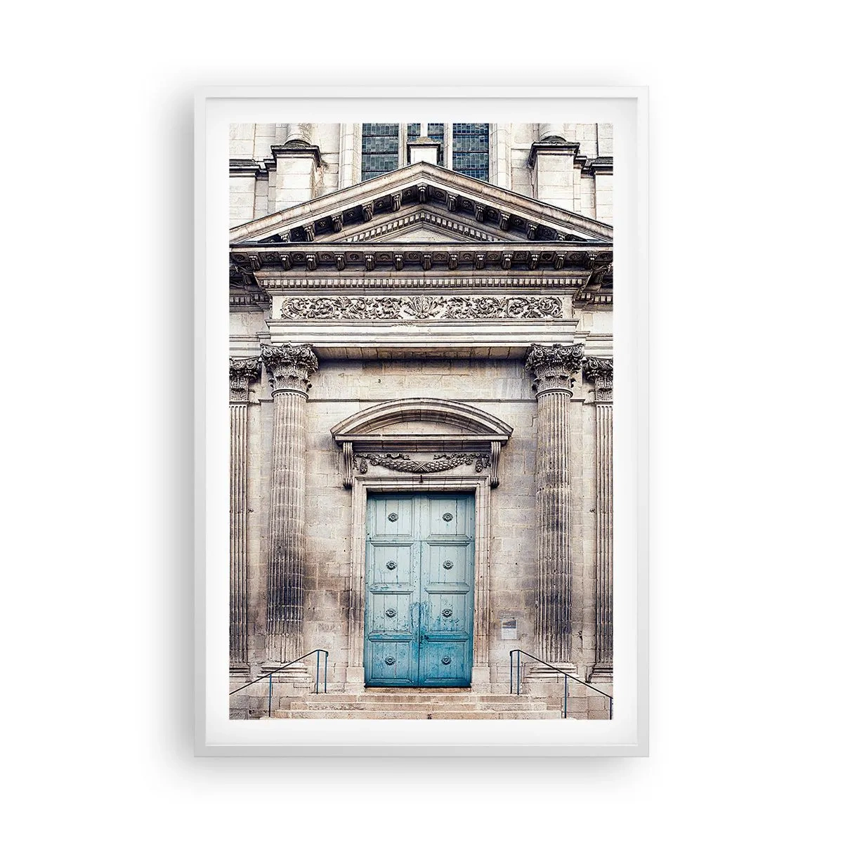 Plagát v bielom ráme - Brána do duchovného sveta - 61x91 cm