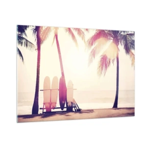 Obraz na skle - Bude to skvelý deň - 100x70 cm