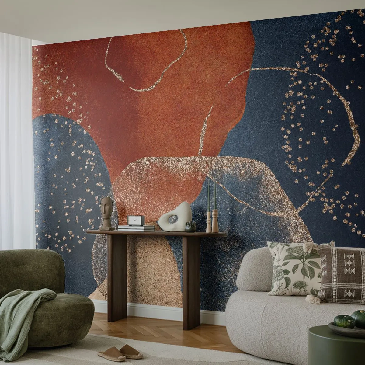Fototapeta Premium Canvas - Ľahkosť bytia - Abstrakcia, Kus, Moderné umenie - 250x175 cm