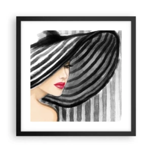 Plagát v čiernom ráme - Kde ťa hľadať? - 40x40 cm