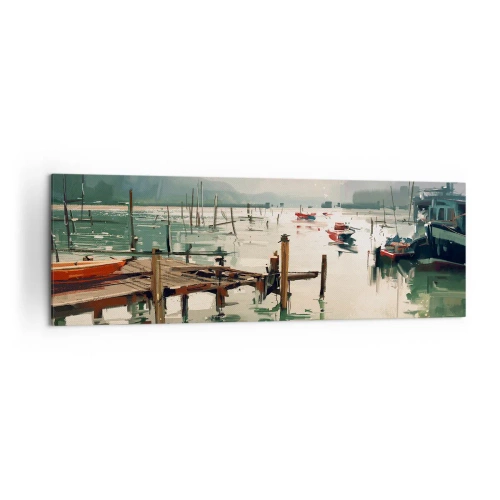 Obraz na plátne - Zaliate roztaveným mesiacom - 160x50 cm