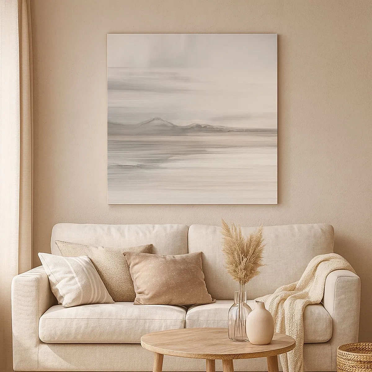 Obraz na plátne - Zamyslená diaľka - 30x30 cm