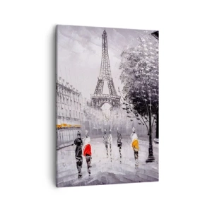 Obraz na plátne - Parížska prechádzka - 50x70 cm