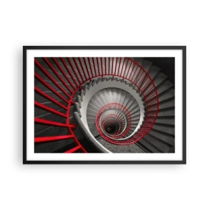 Plagát v čiernom ráme - Architektonické hry - 70x50 cm