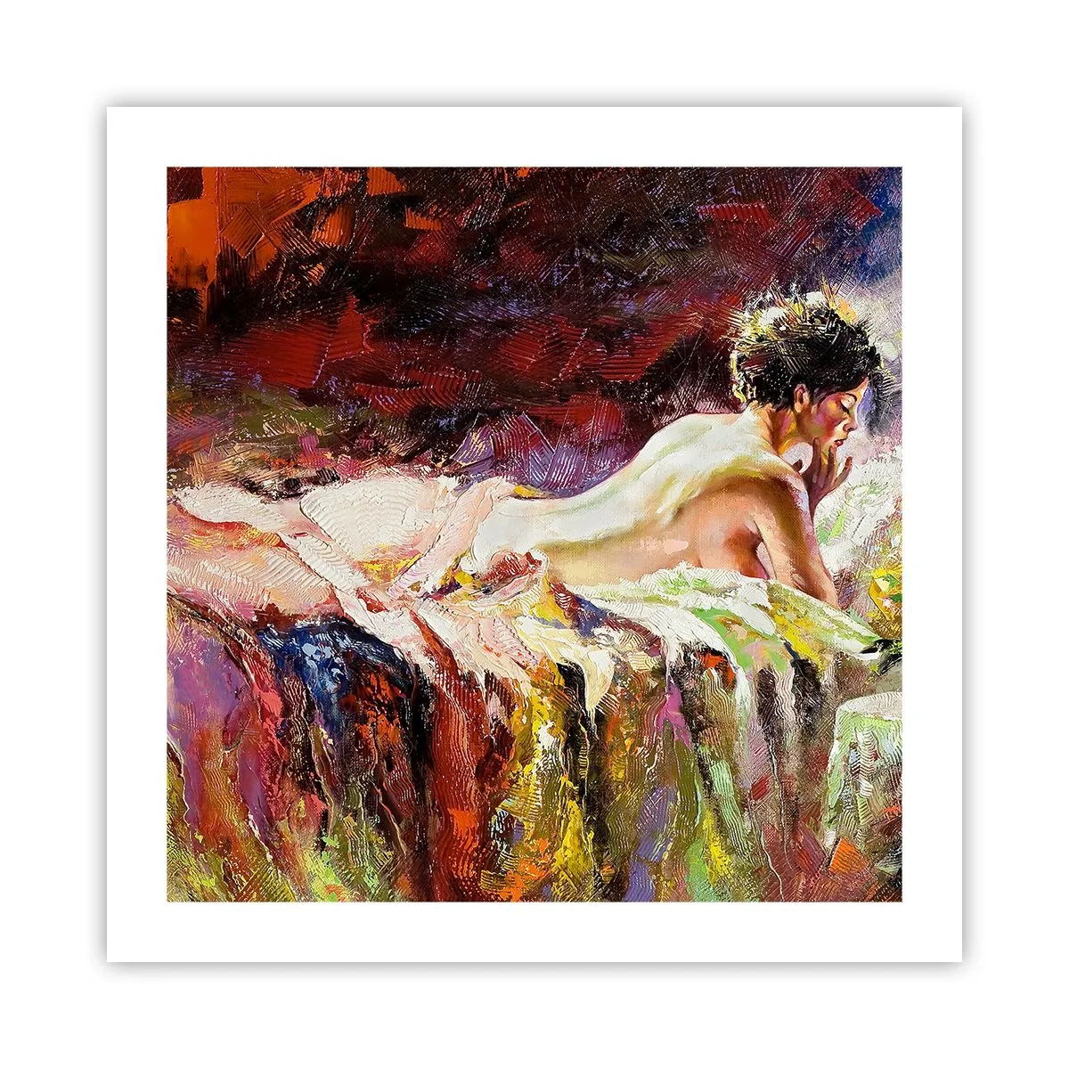 Plagát - Zamyslená Venuša - 50x50 cm