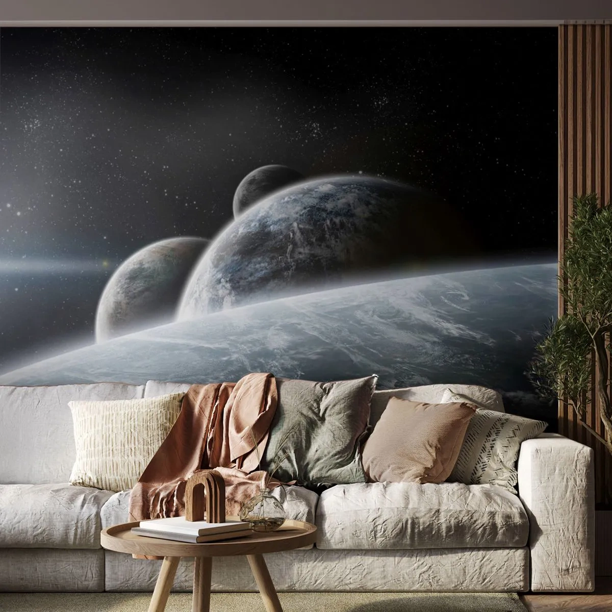 Samolepiaca Fototapeta Deluxe Sticker - Vesmírna hudba sfér - Astronómia, Kozmos, Galaxia - 250x175 cm