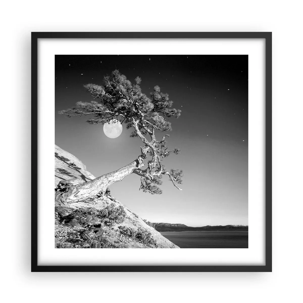 Plagát v čiernom ráme - Víťazná bojovníčka - 50x50 cm