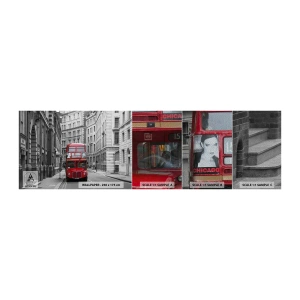 Vzorka fototapety Premium Sand - Všednosť nemusí byť šedá - Mesto, Londýn, Architektúra - 100x30 cm