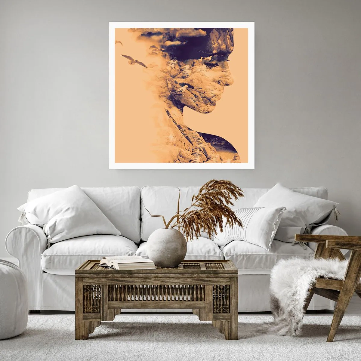 Plagát - Krásna od prírody - 40x40 cm