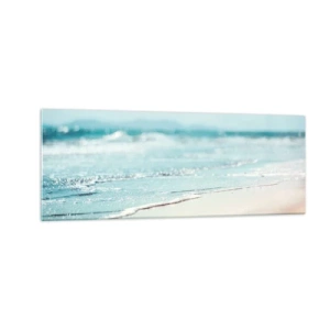 Obraz na skle - Teplo a hluk - 140x50 cm