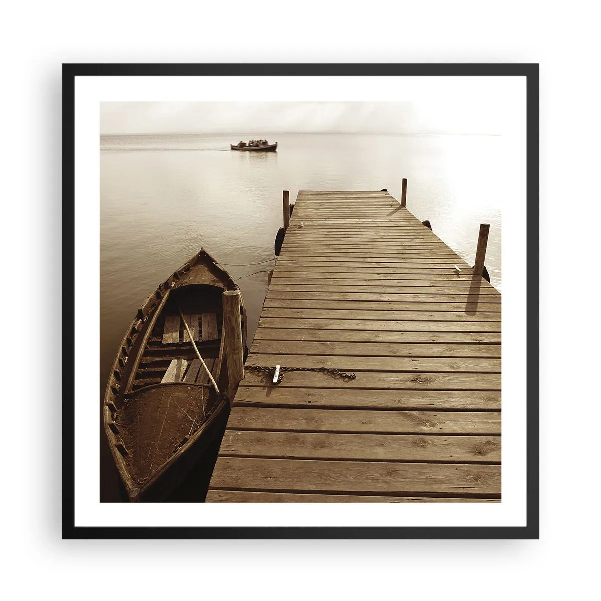 Plagát v čiernom ráme - Veľký pokoj - 60x60 cm