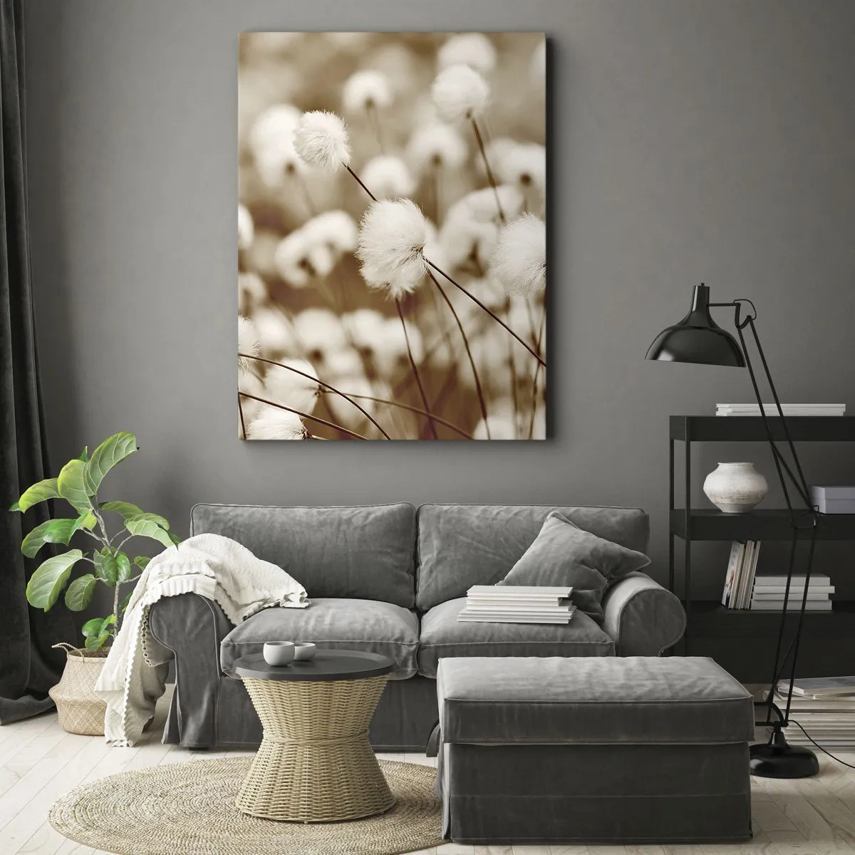 Obraz na plátne - Chlpatý lán - 50x70 cm