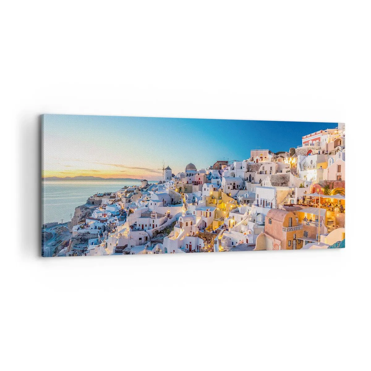 Obraz na plátne - Esencia Grécka - 100x40 cm