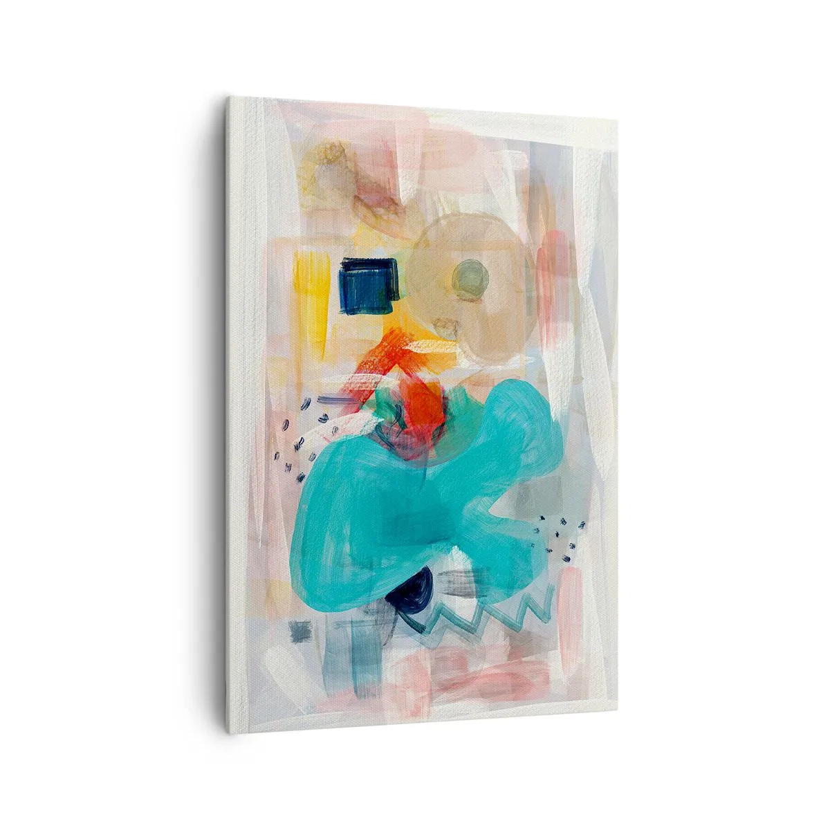 Obraz na plátne - Farebná hra - 70x100 cm