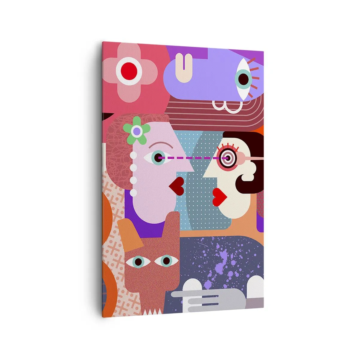 Obraz na plátne - Tvárou v tvár - 80x120 cm