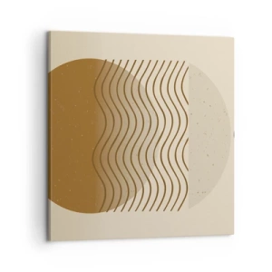 Obraz na plátne - O pôvode geometrických obrazcov - 60x60 cm