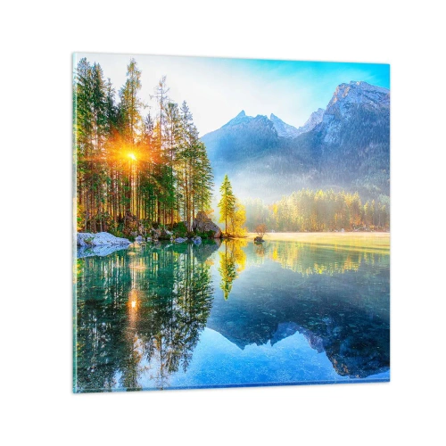 Obraz na skle - Majestát a sladkosť - 60x60 cm