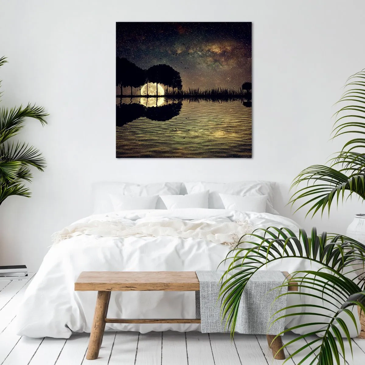 Obraz na plátne - Noc na konci sveta - 50x50 cm