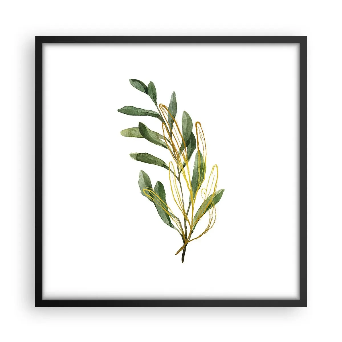 Plagát v čiernom ráme - Všetko, čo je dobré - 50x50 cm