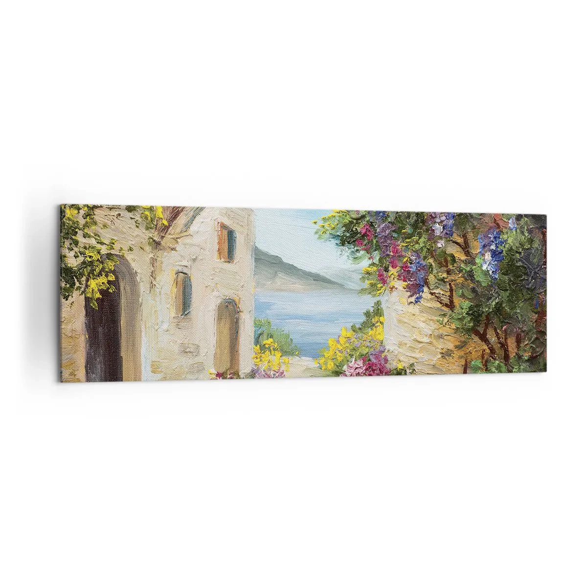 Obraz na plátne - Pôvab pobrežnej krajiny - 160x50 cm