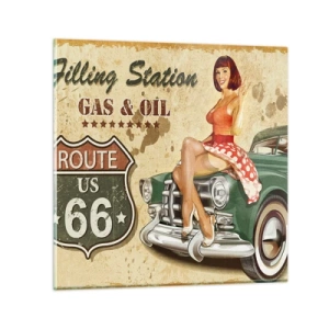 Obraz na skle - Skvelé 40. roky - 70x70 cm