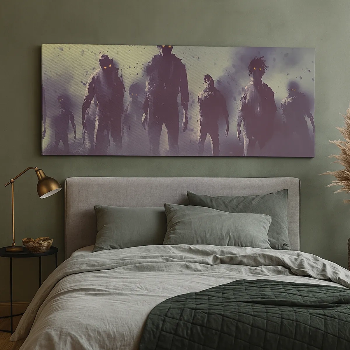 Obraz na plátne - Dávaj pozor! Prichádzajú - 30x30 cm