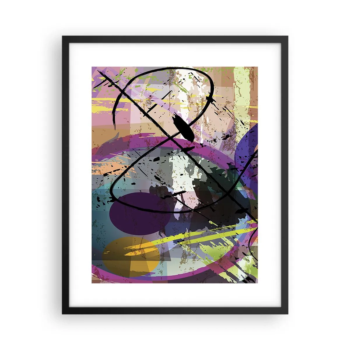 Plagát v čiernom ráme - Možno priamo alebo okolo - 40x50 cm