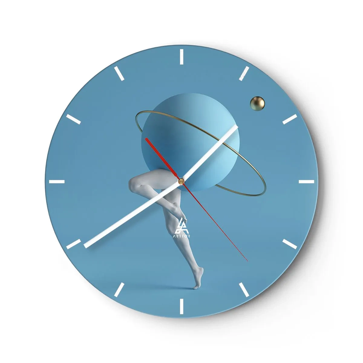 Nástenné hodiny - Šialenstvo planét - 40x40 cm