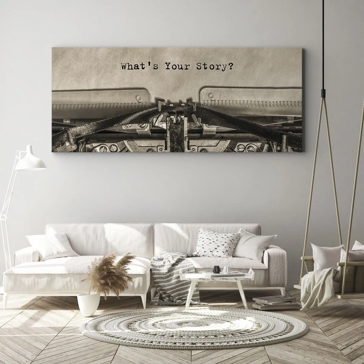 Obraz na plátne - Povedz mi - 160x50 cm