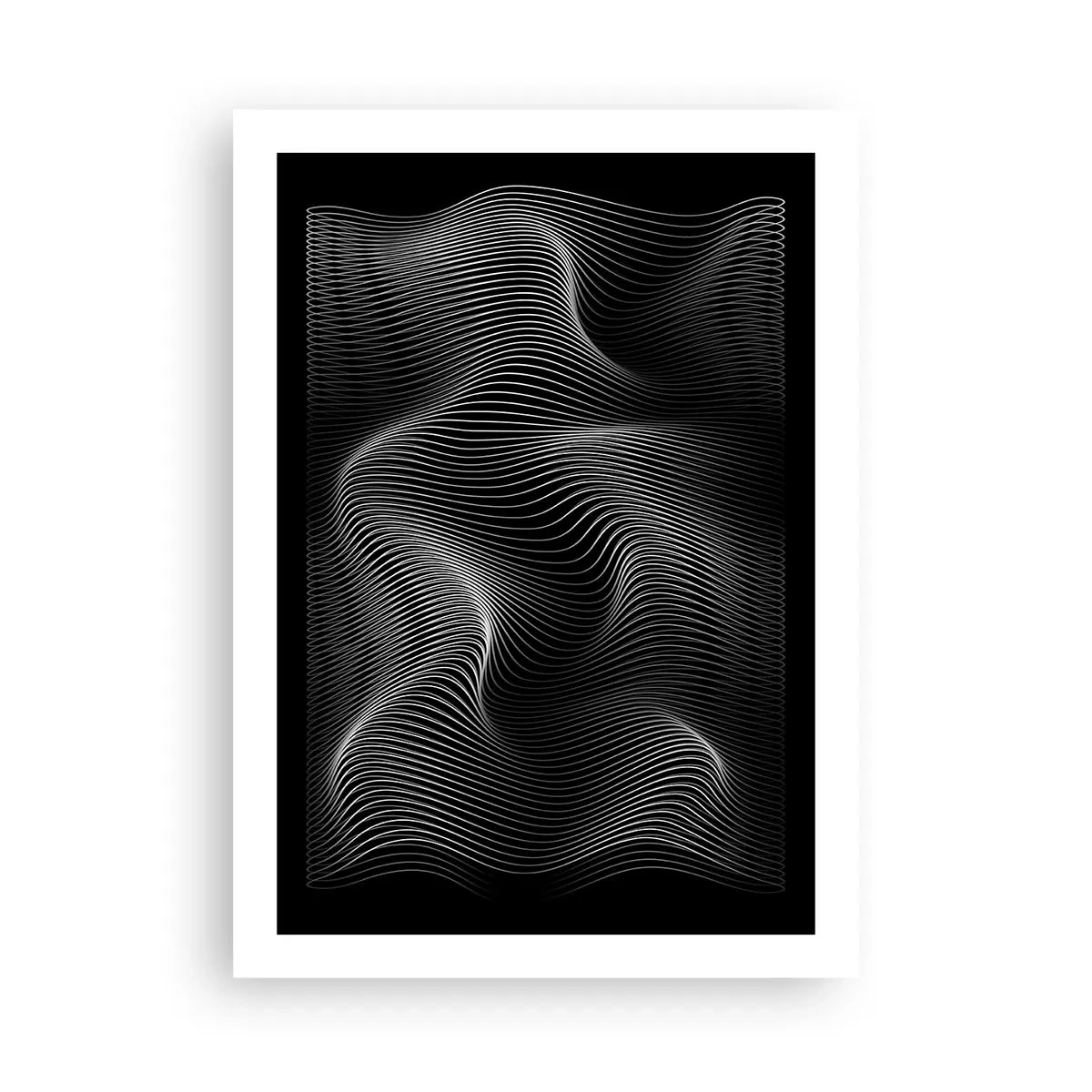 Plagát - Tanec svetla v priestore - 50x70 cm