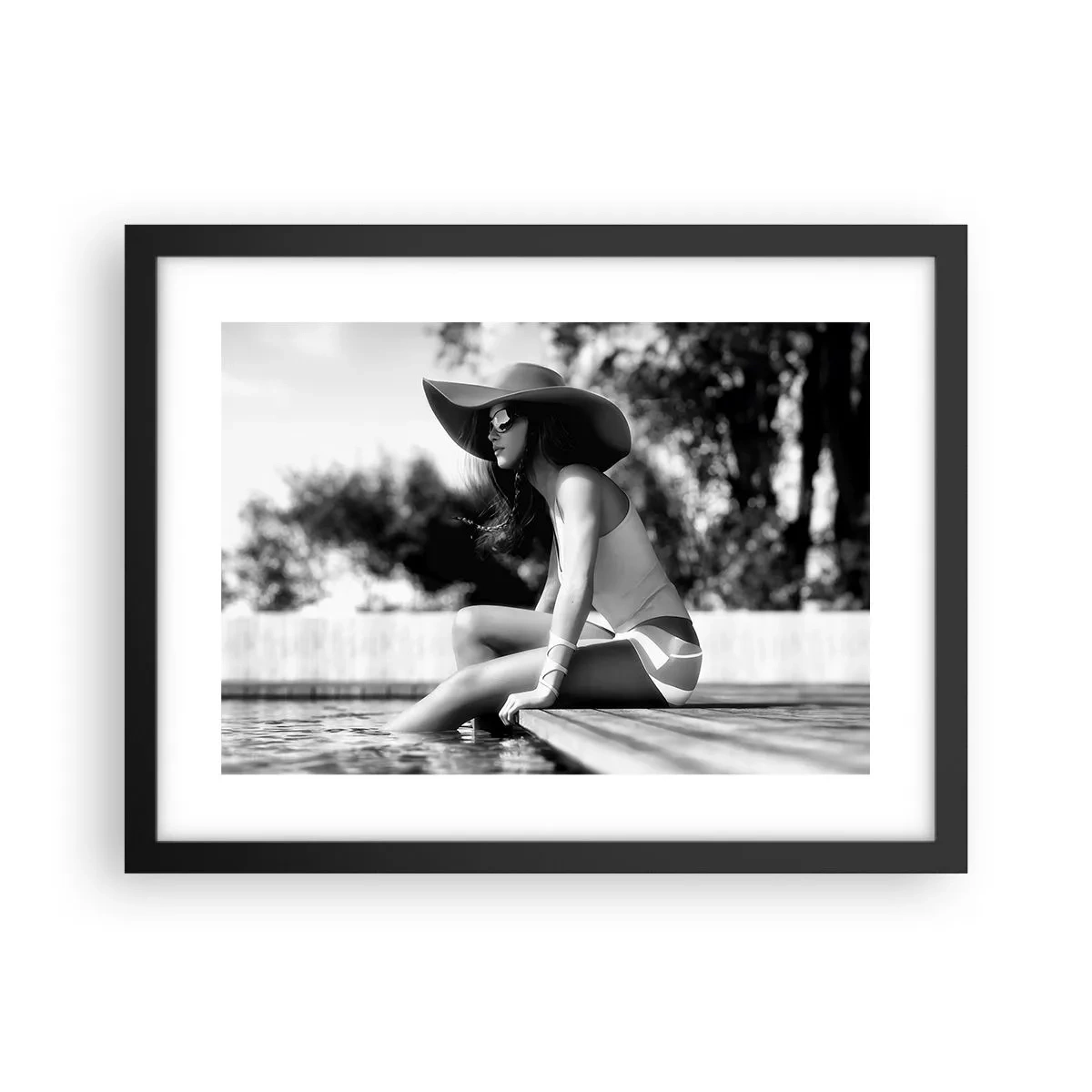 Plagát v čiernom ráme - Letný sen - 40x30 cm