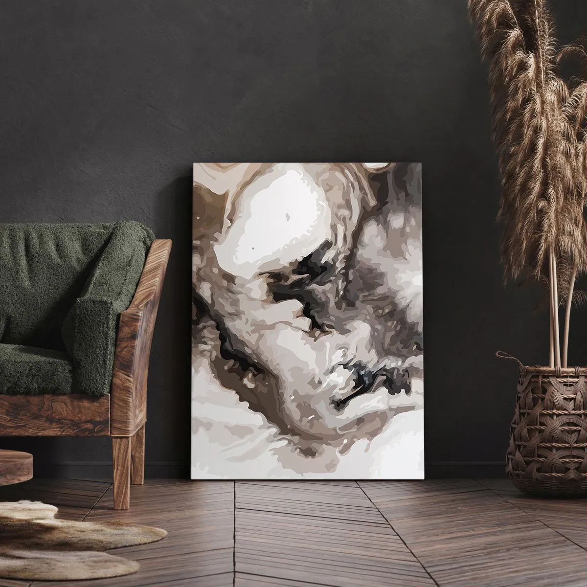 Obraz na plátne - Zrodenie galaxie - 80x120 cm