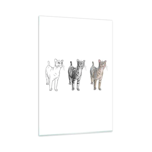 Obraz na skle - Hodina kreslenia - 80x120 cm