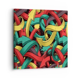 Obraz na plátne - Kadiaľ do cieľa? - 30x30 cm