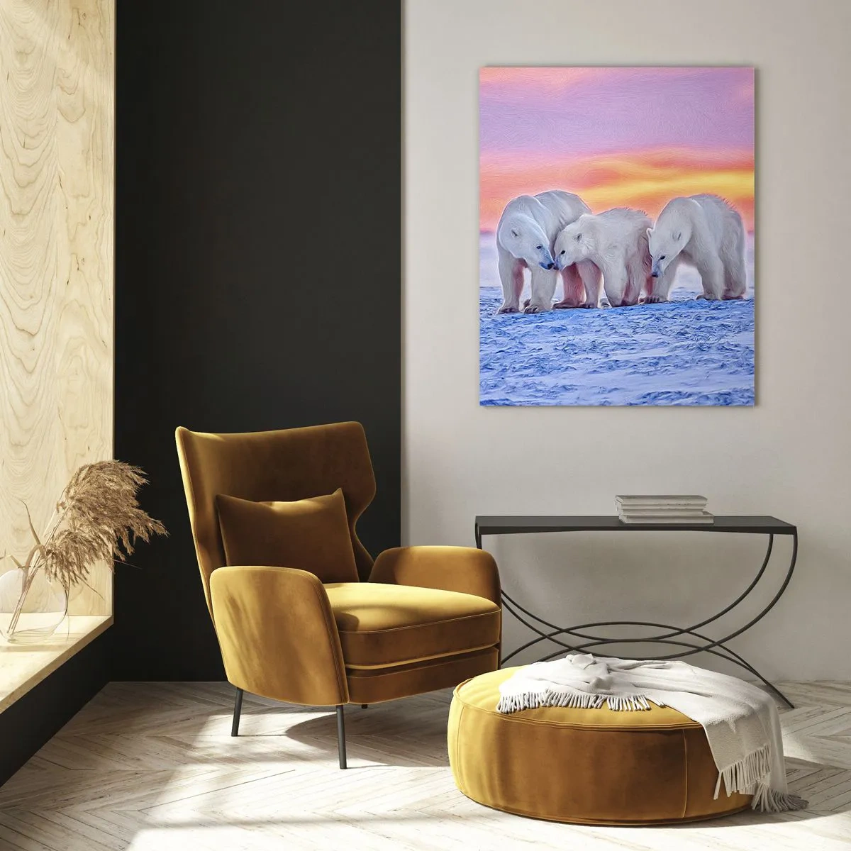 Obraz na skle - Stačí rodinné teplo - 50x70 cm