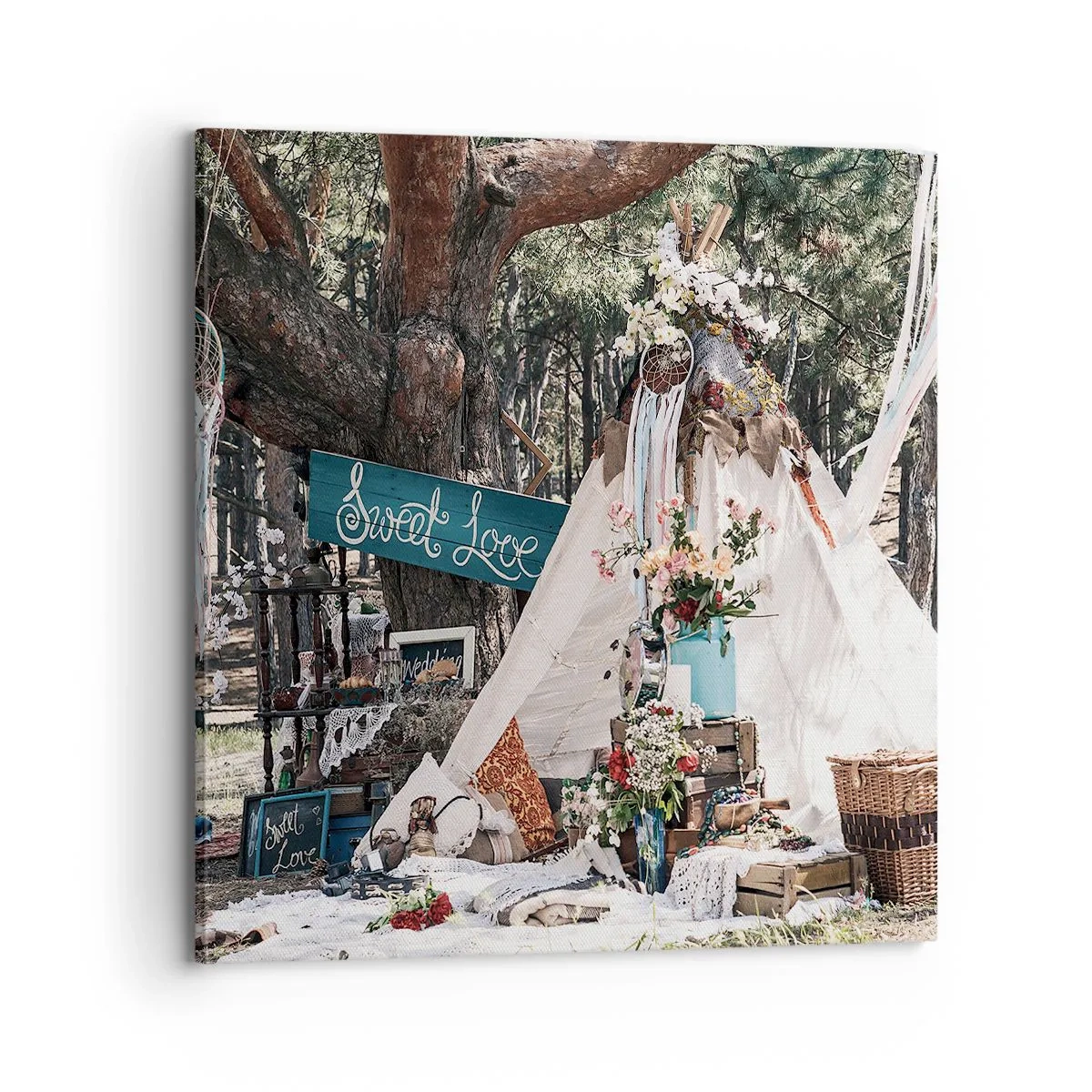 Obraz na plátne - Make love… - 70x70 cm