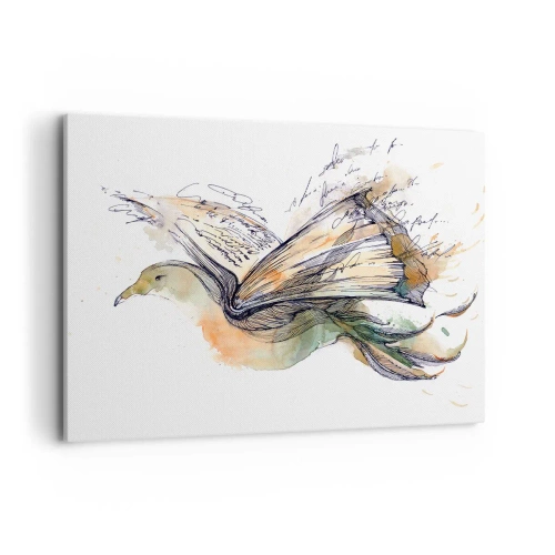 Obraz na plátne - Na krídlach poézie - 100x70 cm