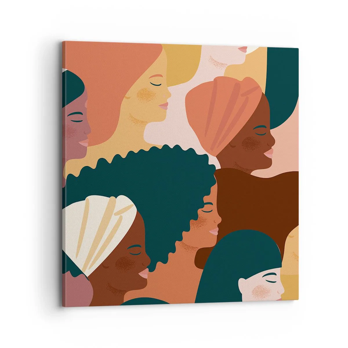 Obraz na plátne - Iba ženskosť - 70x70 cm