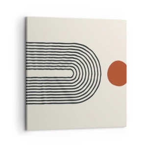 Obraz na plátne - Magnetizmus tvarov a farieb - 60x60 cm