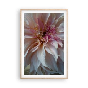 Plagát v ráme zo svetlého duba - Kvitnúca sviežosť - 61x91 cm