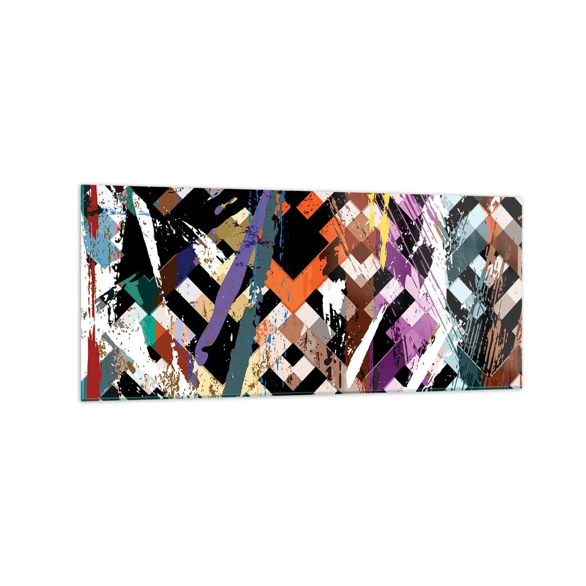 Obraz na skle - Umocnené na druhú - 120x50 cm