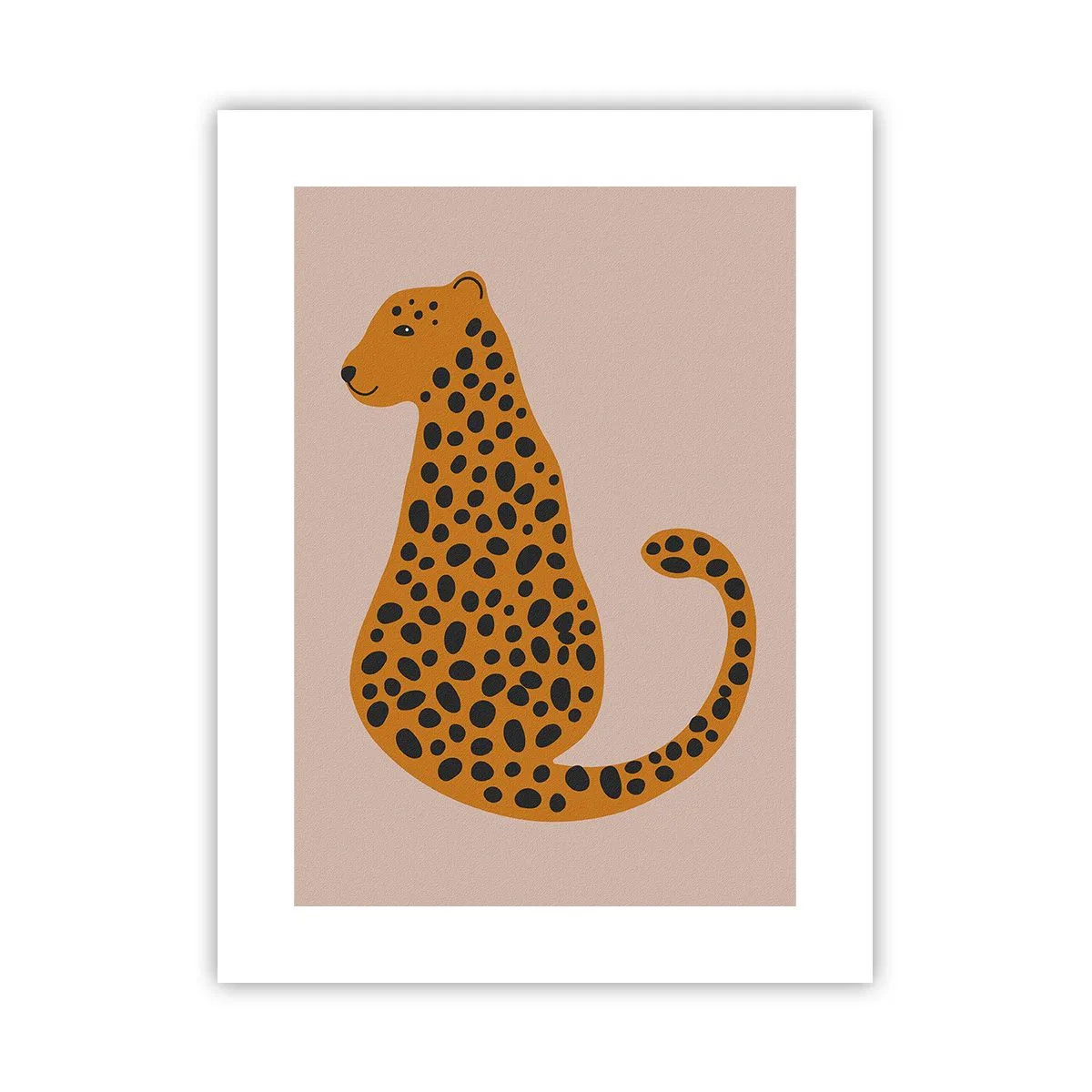 Plagát - Leopardný vzor je v móde - 30x40 cm