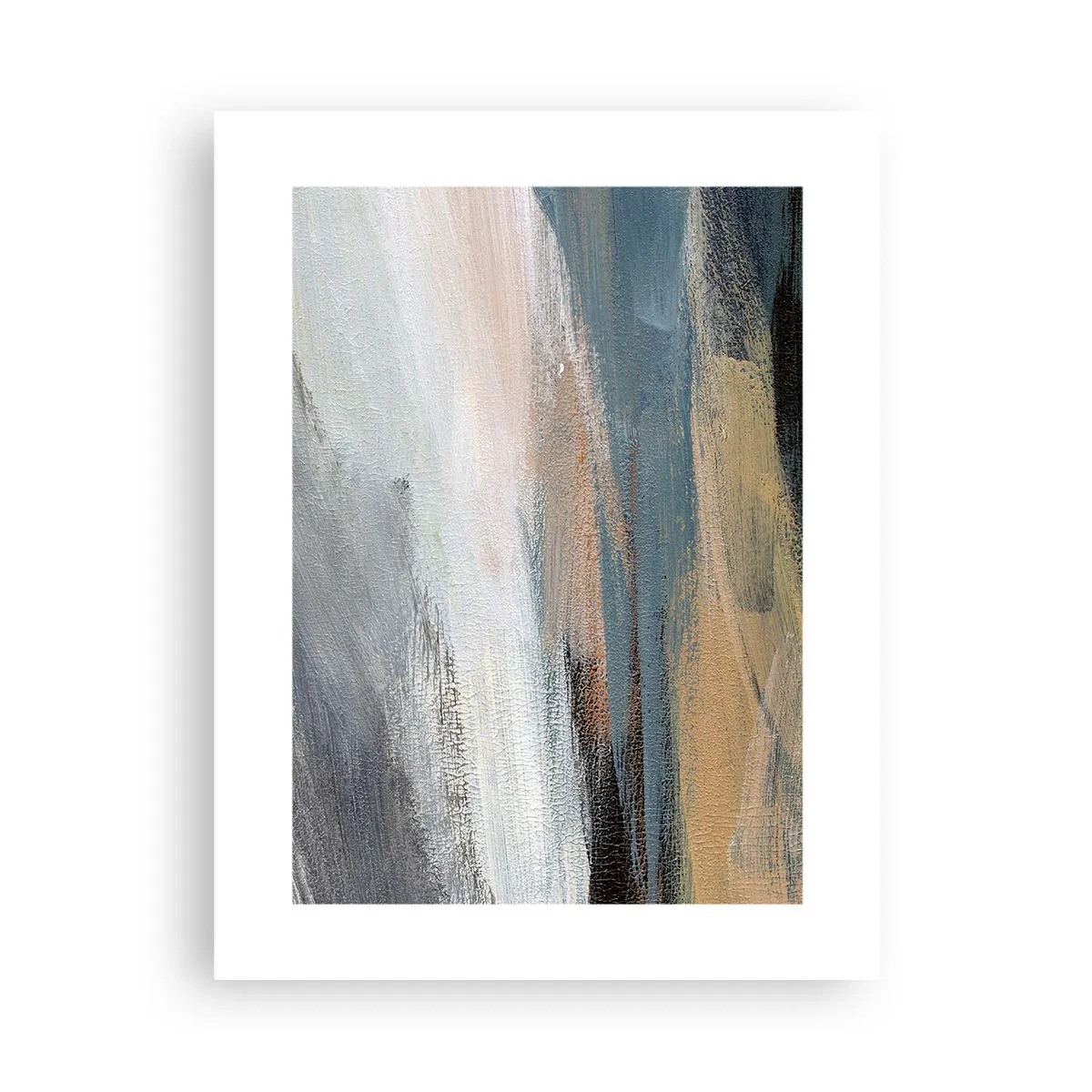 Plagát - Abstrakcia: severná krajina - 30x40 cm