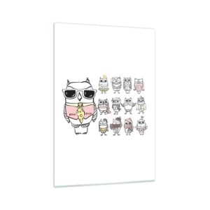 Obraz na skle - Toľko rolí na hranie - 70x100 cm