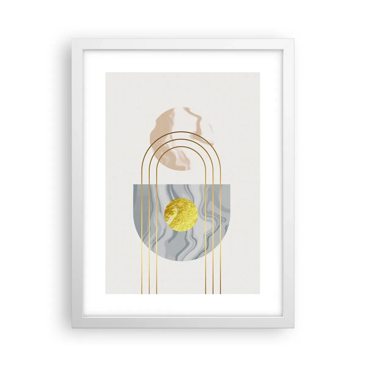 Plagát v bielom ráme - Jas a žiarivosť - 30x40 cm