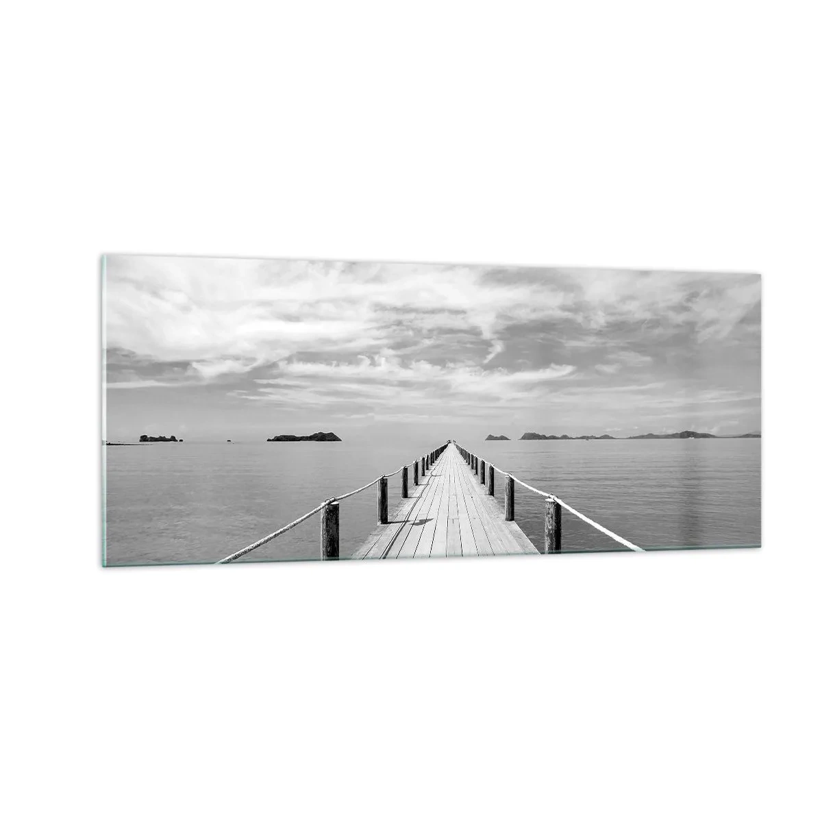 Obraz na skle - Čo tak cesta… - 100x40 cm