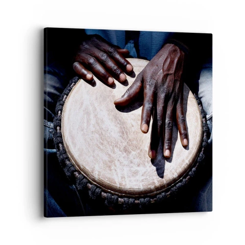 Obraz na plátne - Žite vo svojom rytme - 40x40 cm