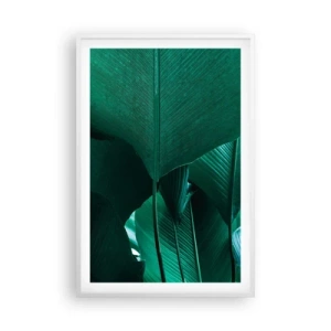 Plagát v bielom ráme - Obrátené k svetlu - 61x91 cm