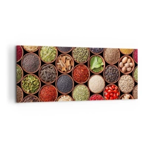 Obraz na plátne - Všetky chute sveta - 120x50 cm
